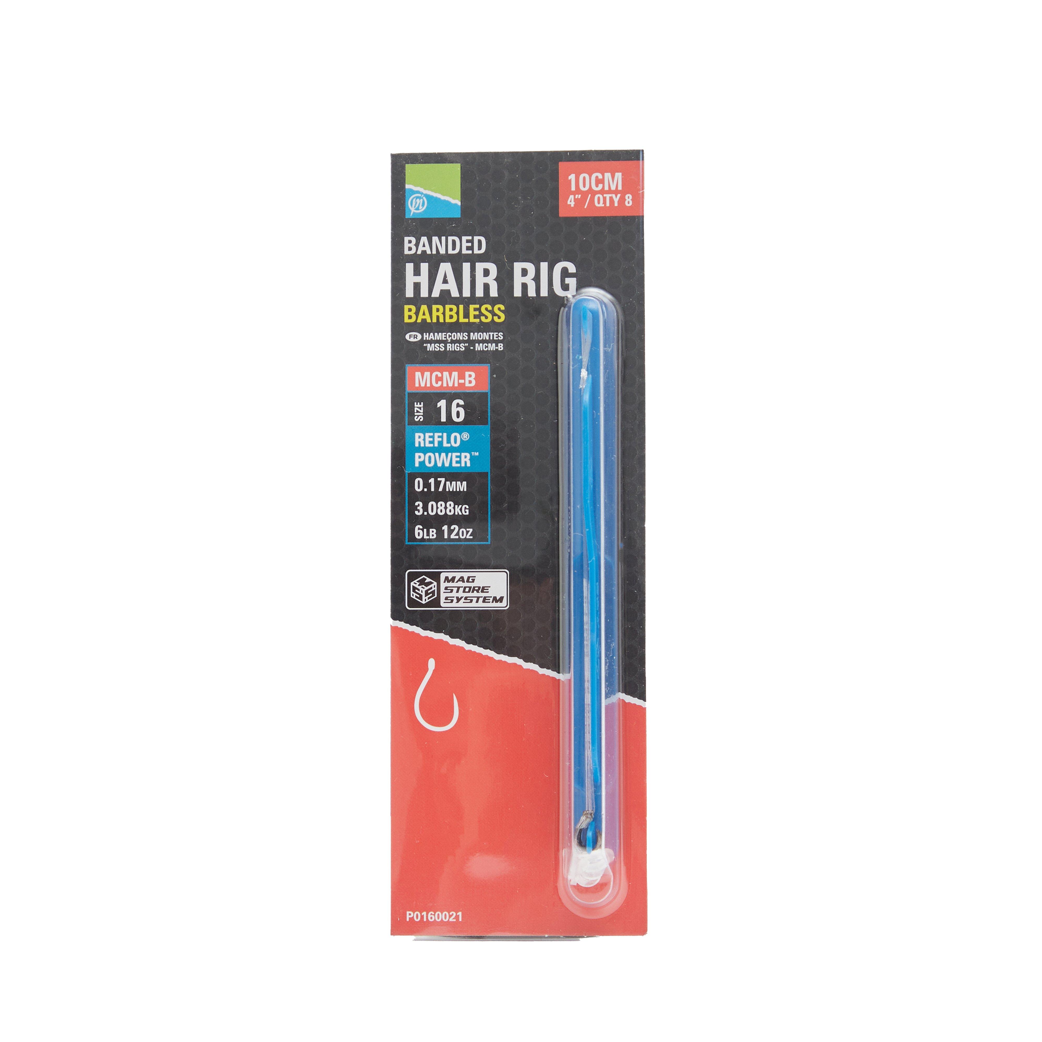 MCM-B Banded Hair Rigs 4inch – Size 16