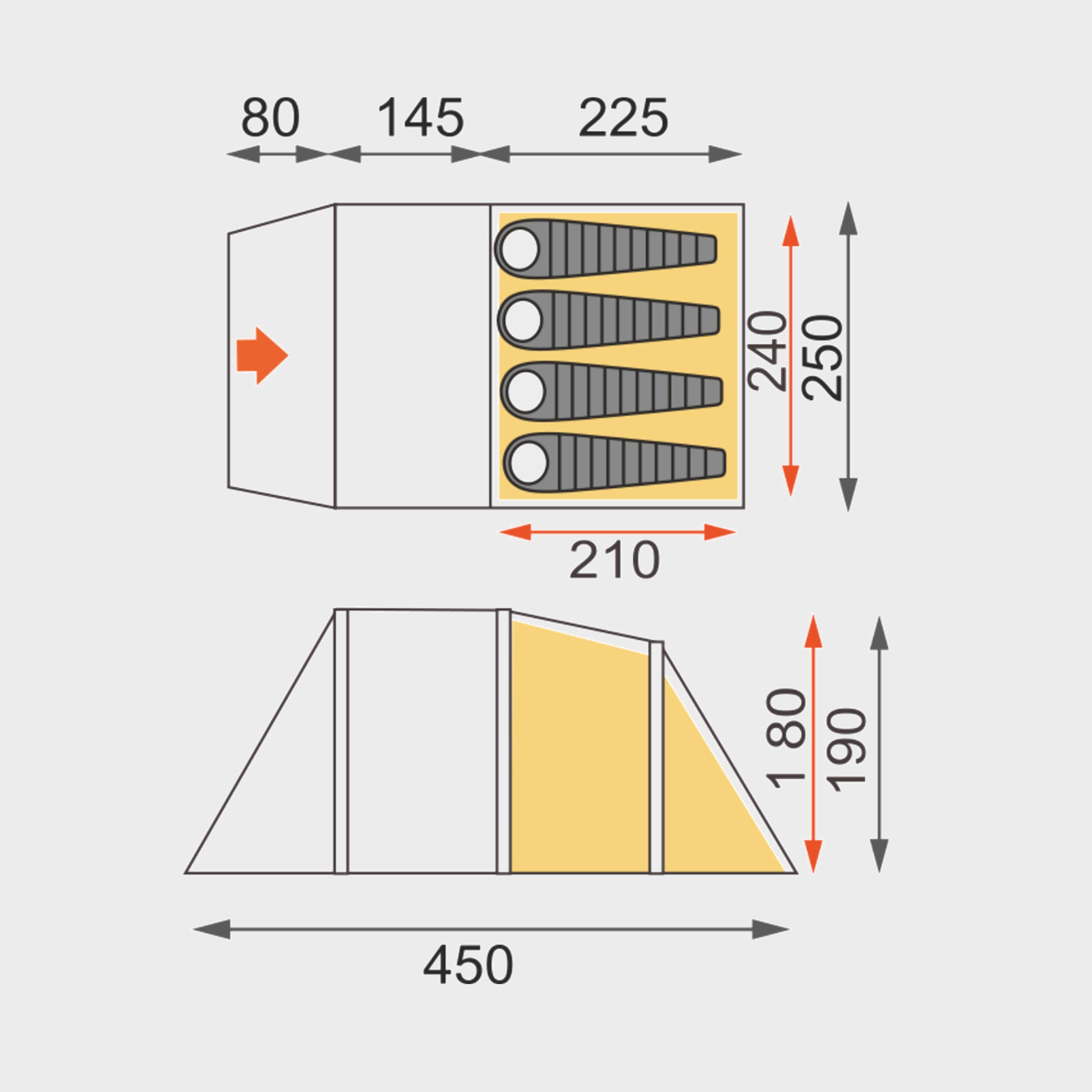 Genus 400 Air Tent