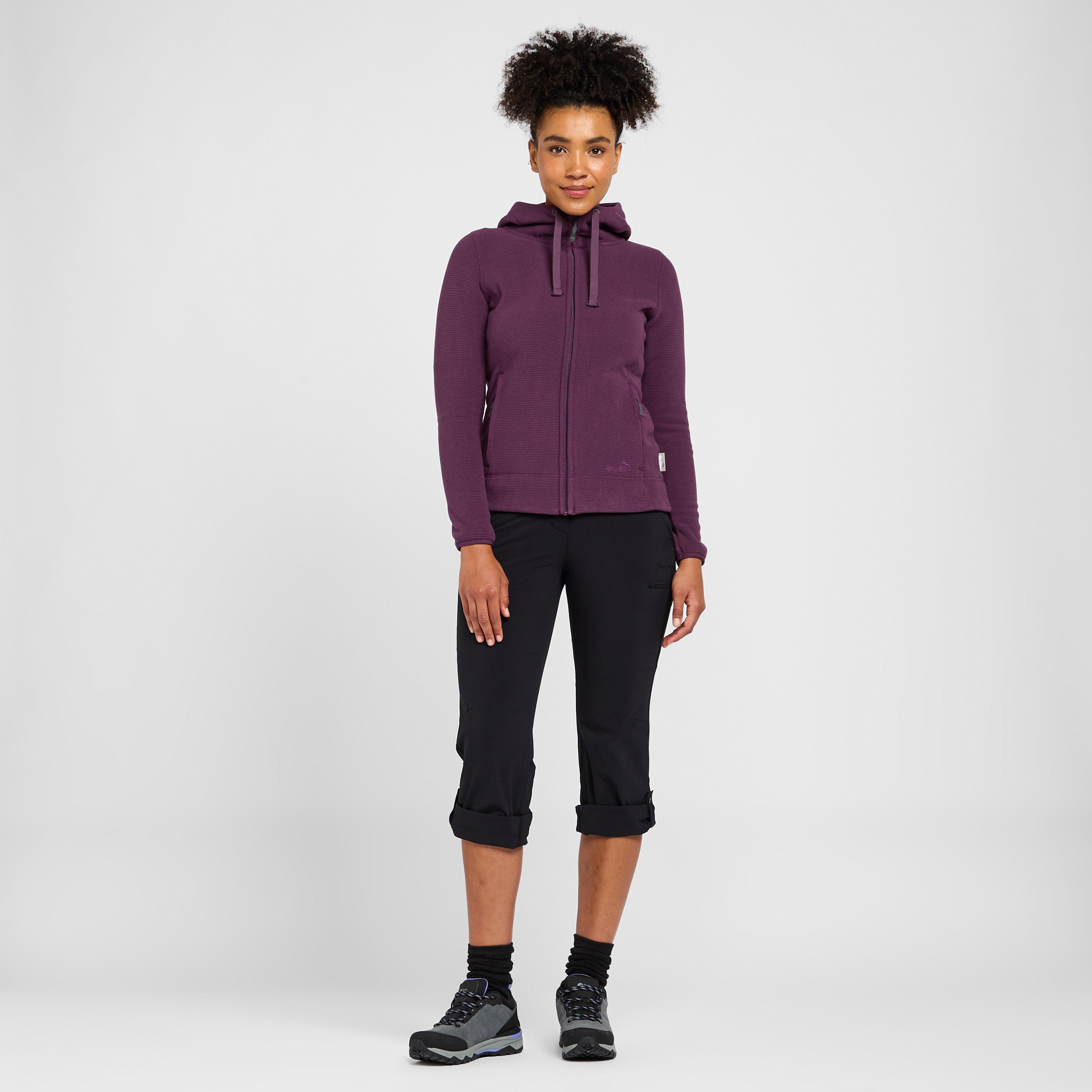Women's Full-zip Hooded Stretch Fleece