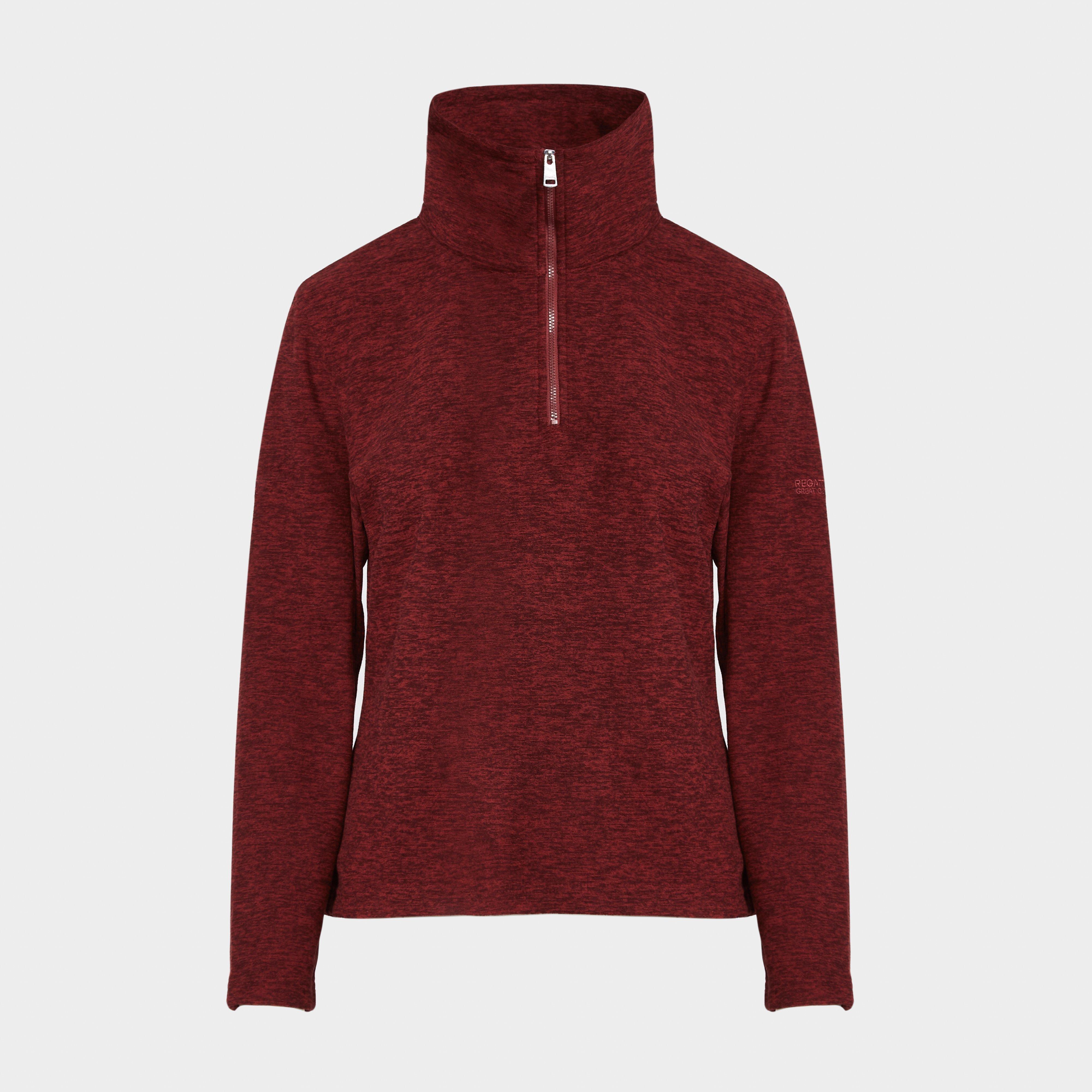 Womens Kizmit Half-Zip Fleece Red