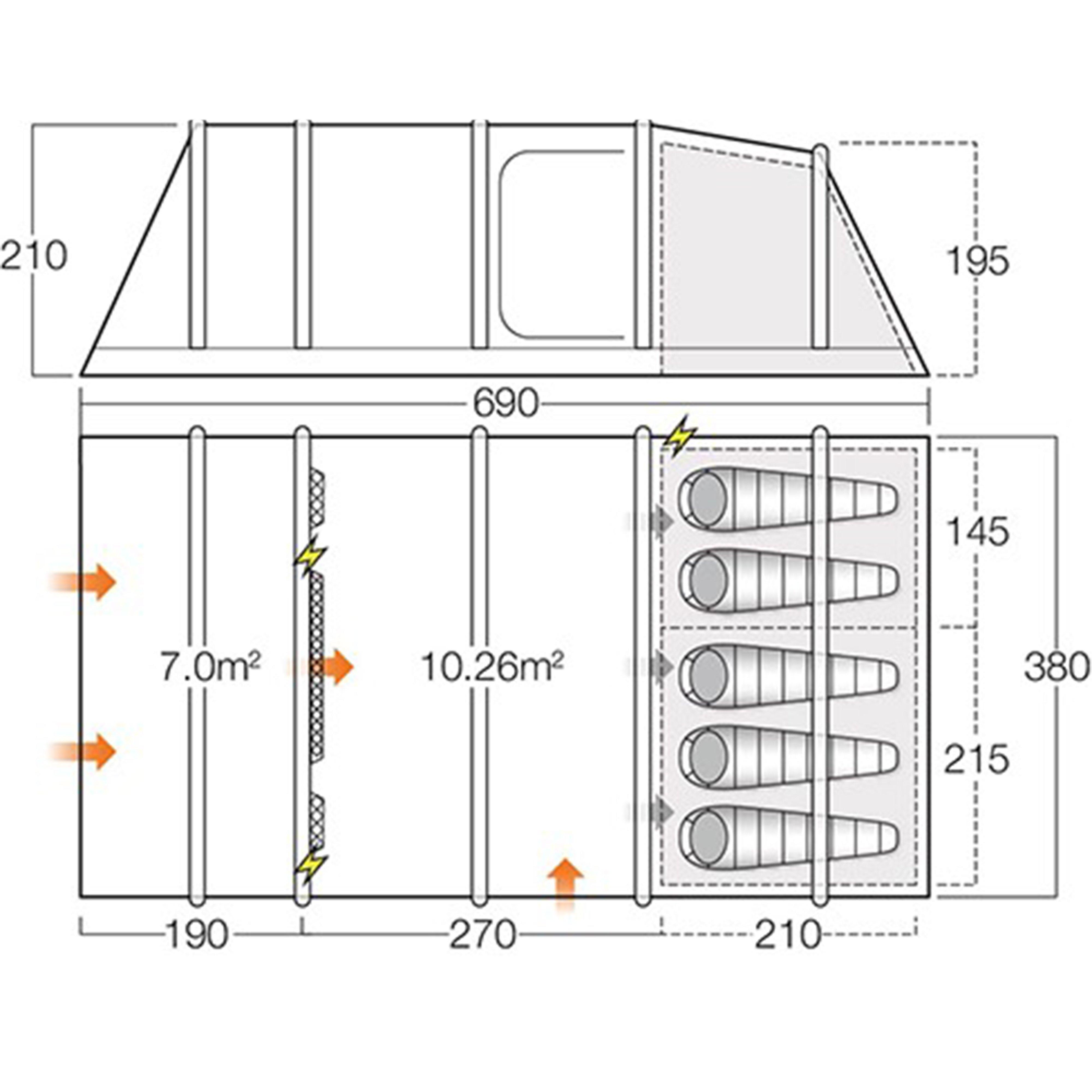 Dovedale Air 550XL Tent