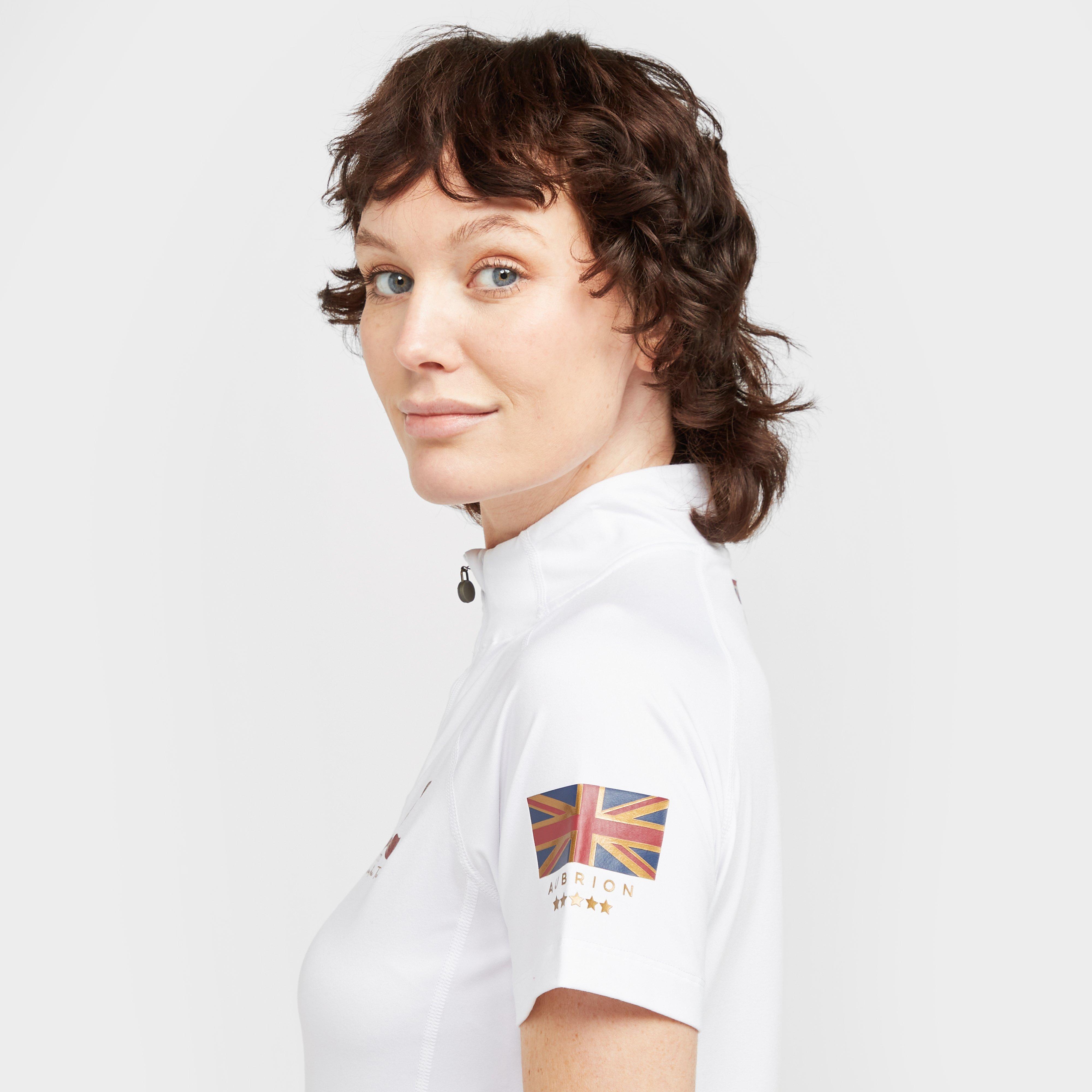 Ladies Team Short Sleeve Base Layer White