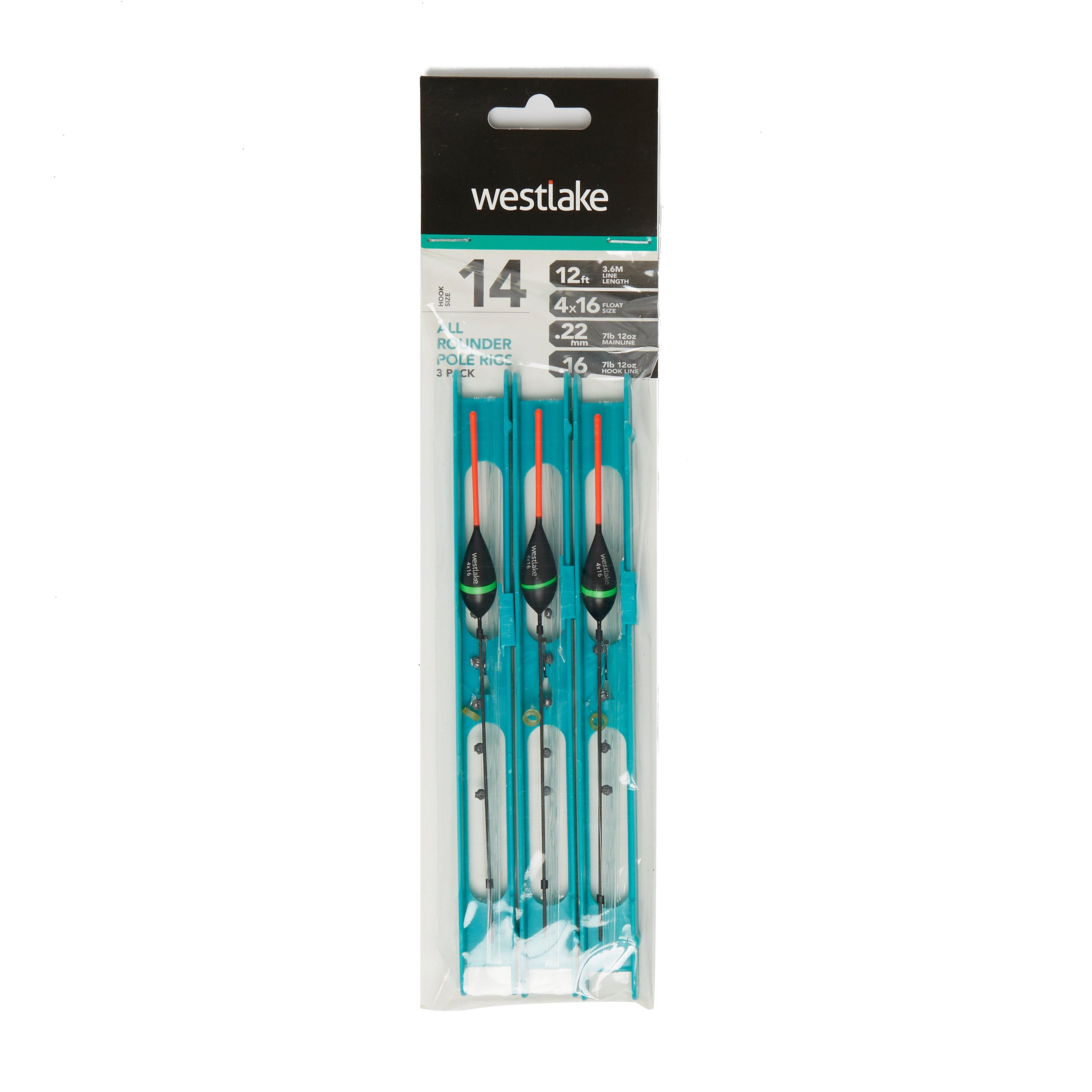 All Rounder Pole Rigs (Pack of 3) (Size 14)