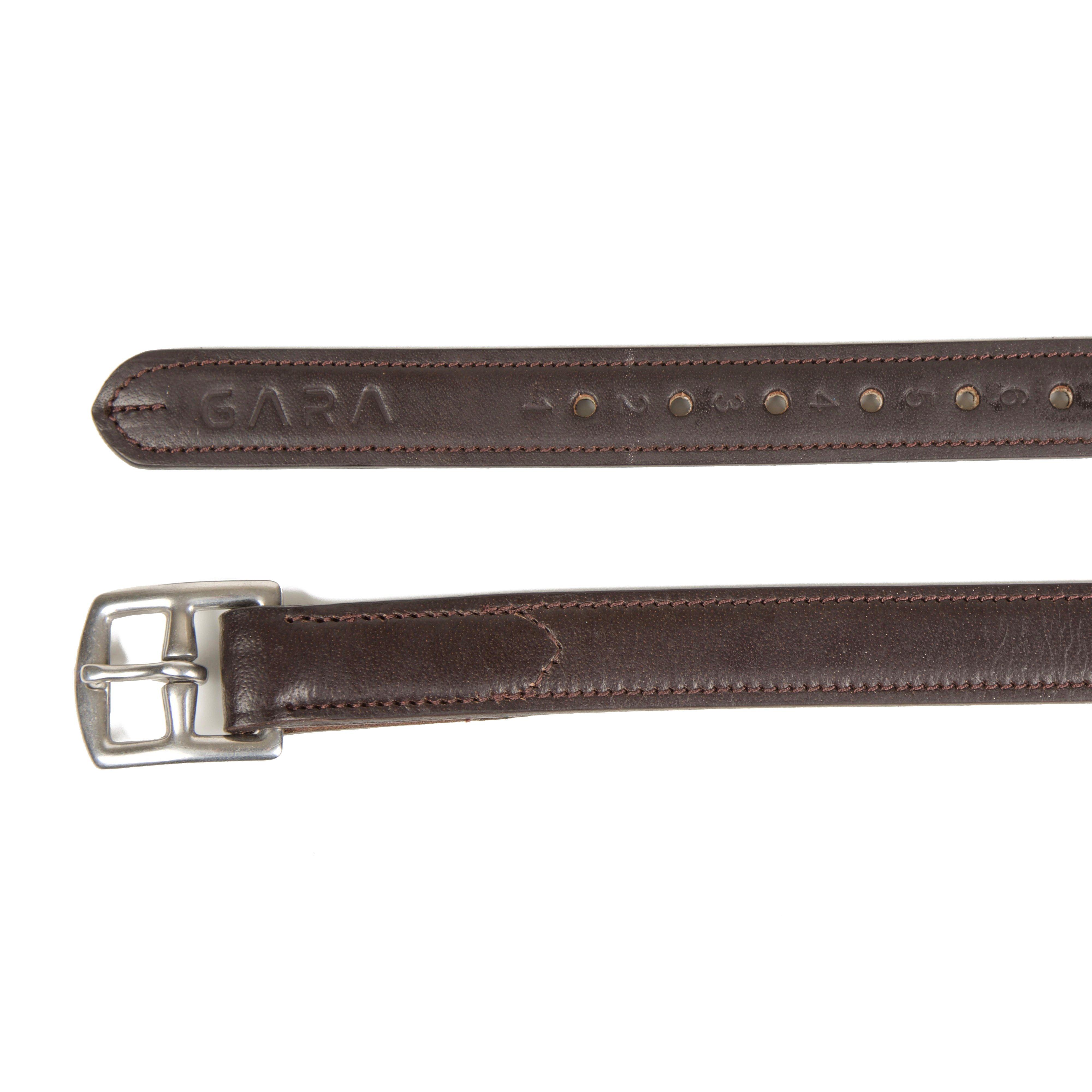 Velociti Blenheim Non-Stretch Stirrup Leathers Havana