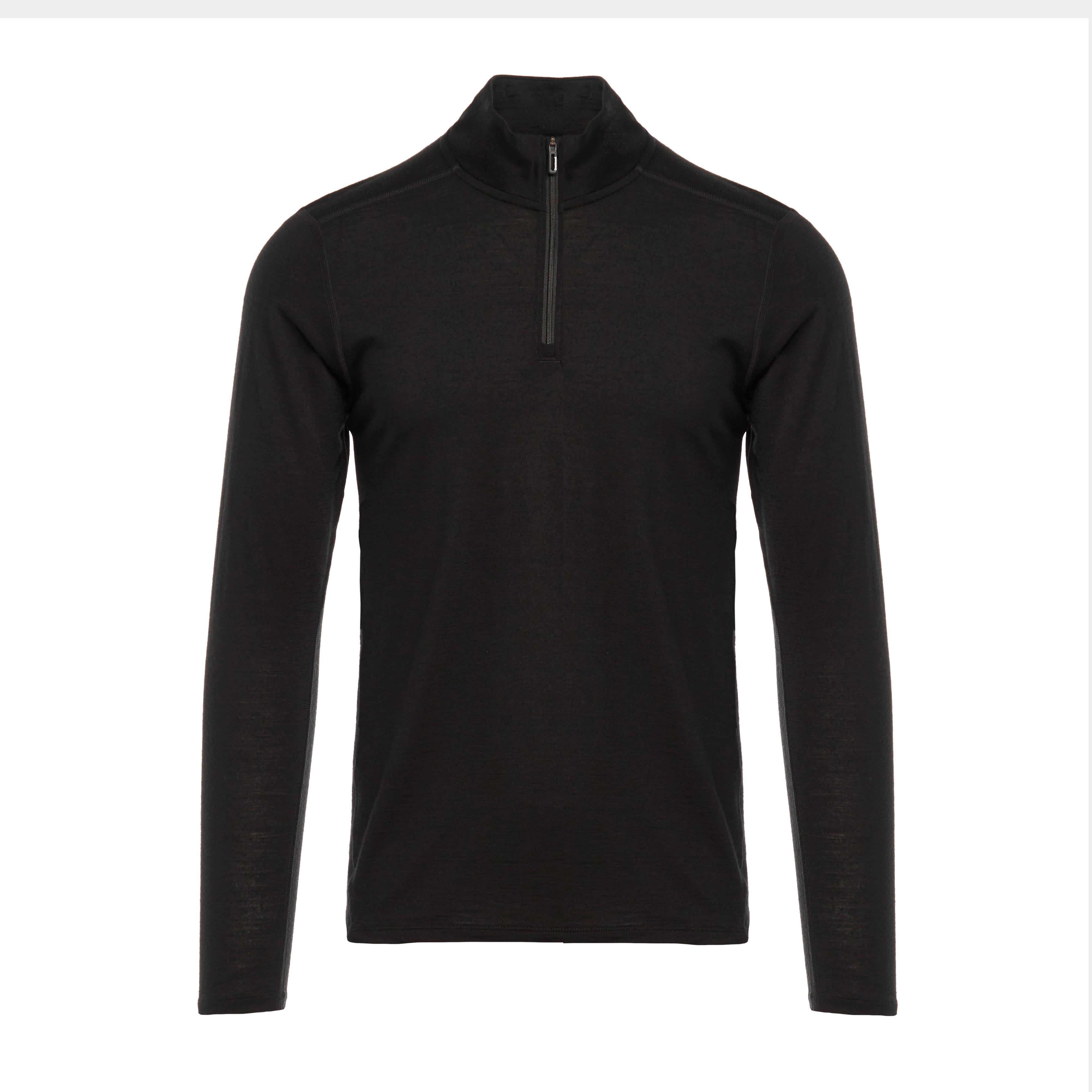 Men's Classic All-Season Merino Half-Zip Baselayer Top