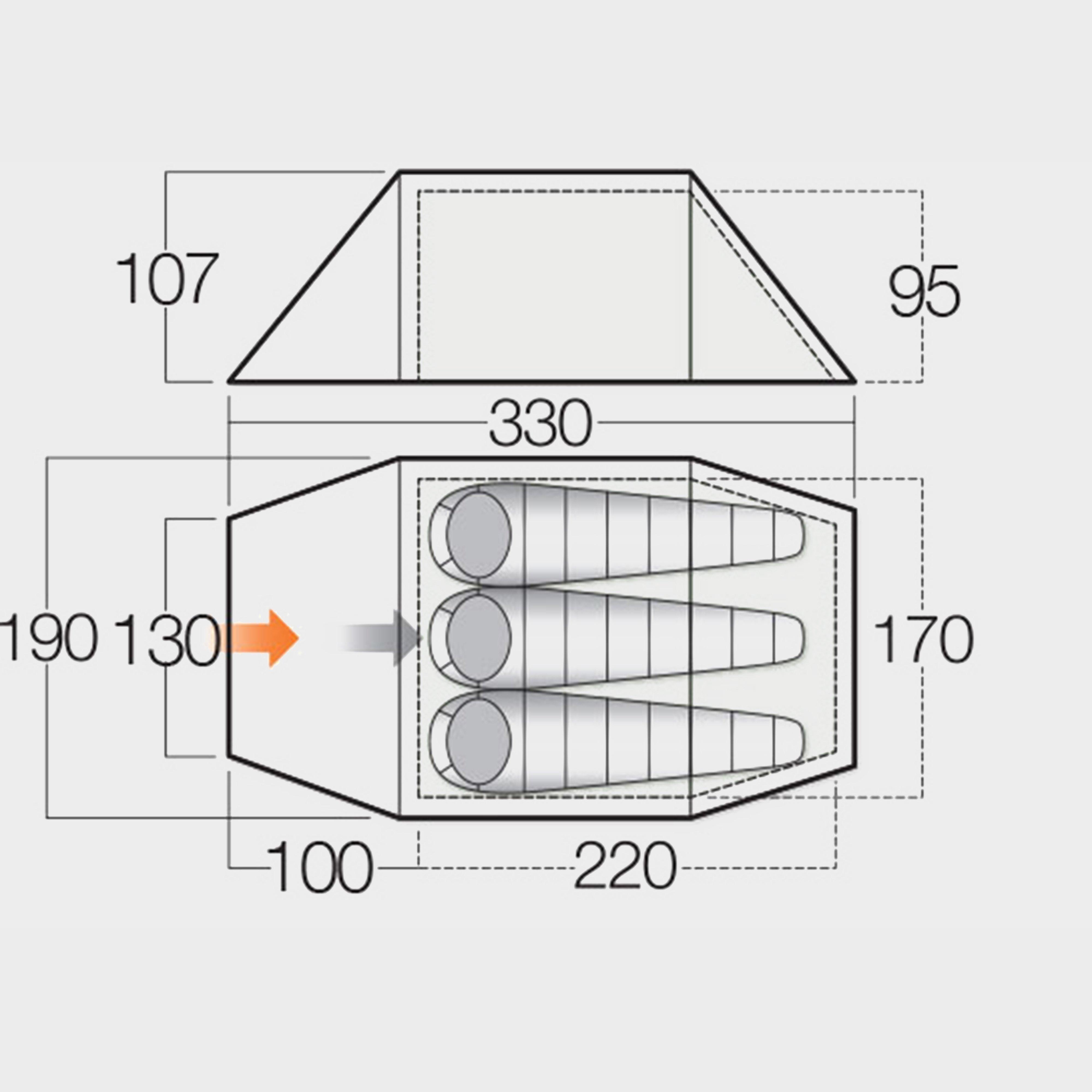 Nova 300 3 Person Tent