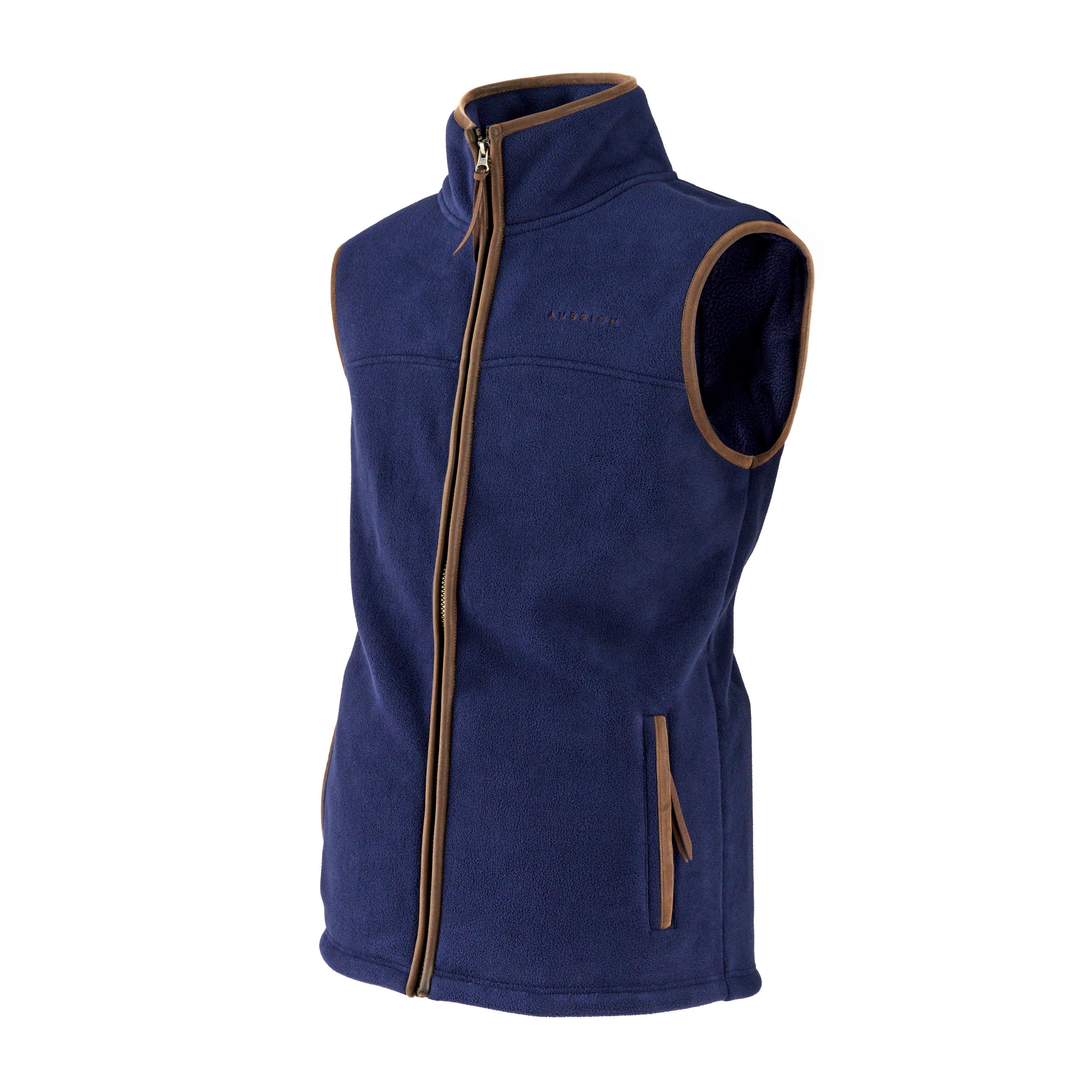 Mens Fleece Gilet Navy