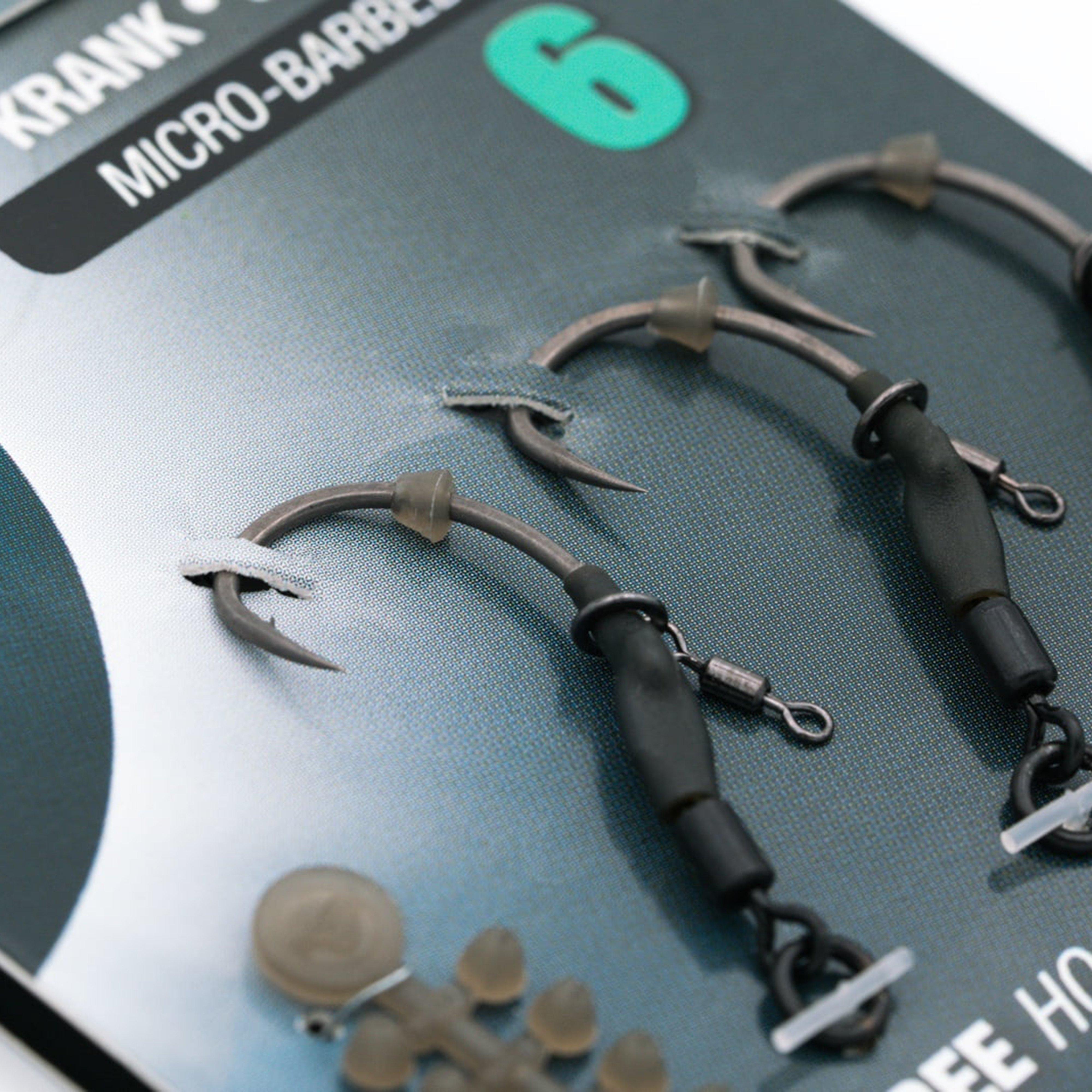Spinner Hook Sections Kurv Barbed Size 6 (3 Pack)