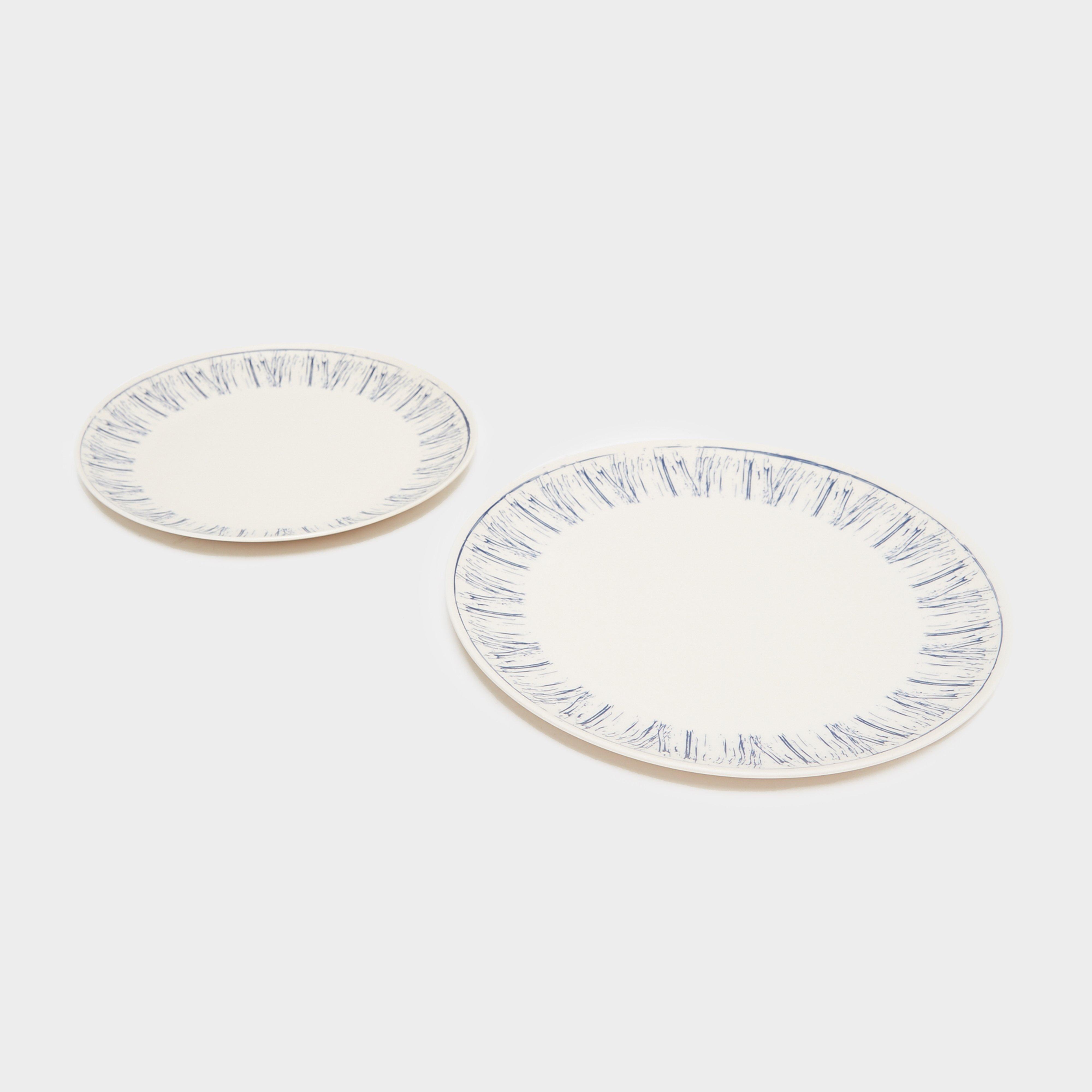 16 Piece Melamine Plastic Tableware Set