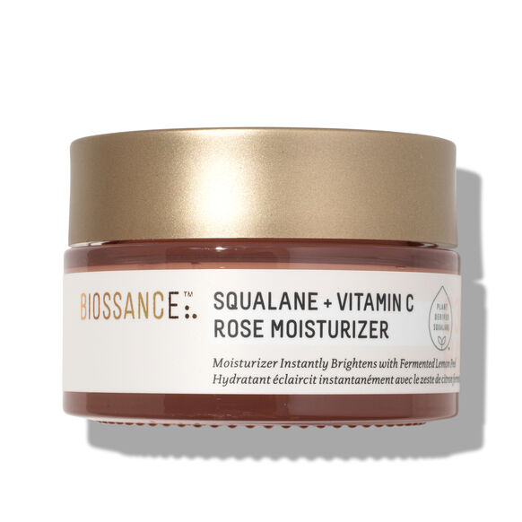 Biossance<br>Squalane + Vitamin C Rose Moisturiser