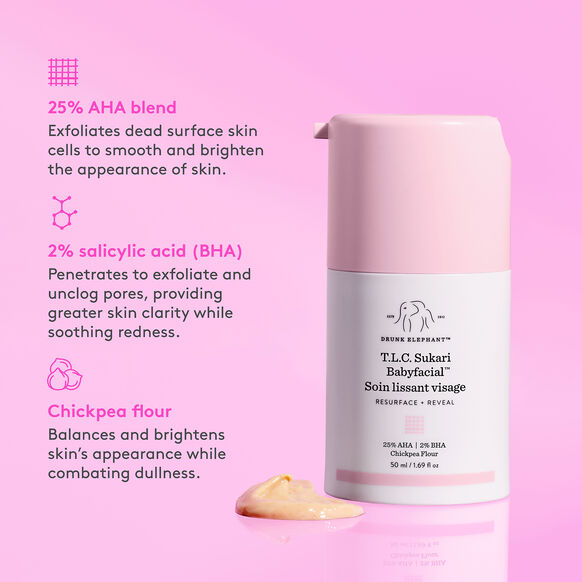 Drunk Elephant<br>T.L.C. Sukari Babyfacial Midi (15ml)
