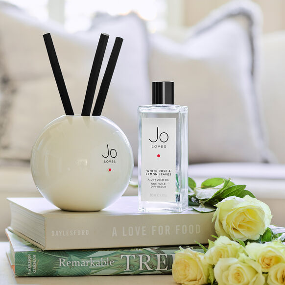 Jo Loves<br>White Rose & Lemon Leaves A Fragrance Diffuser