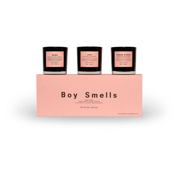 Boy Smells<br>Kush, Ash And Cedar Stack Votive Set