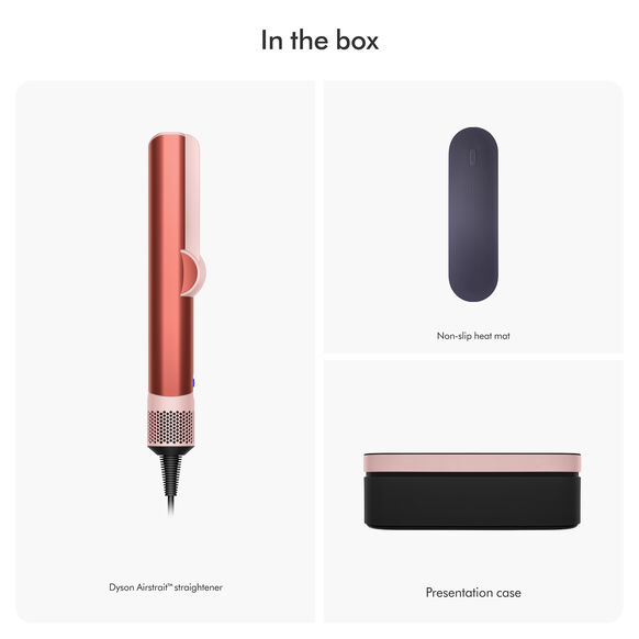 Dyson<br>Limited Edition Airstrait™ Straightener (Strawberry Bronze/Blush Pink)