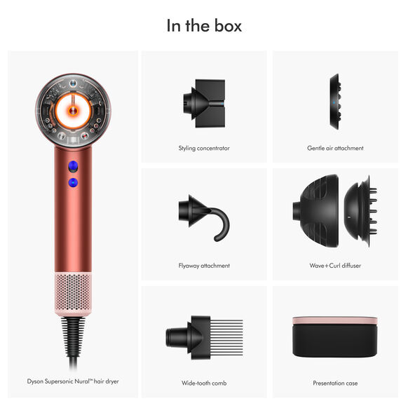 Dyson<br>Limited Edition Supersonic Nural™ Hairdryer (Strawberry Bronze/Blush Pink)
