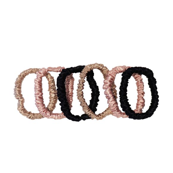 Slip<br>Skinny Silk Scrunchies - 6 pack