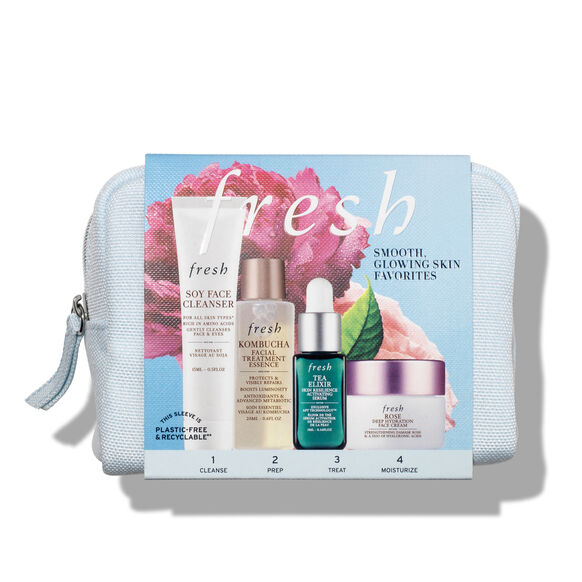 Fresh<br>Smooth, Glowing Skin Favorites On-The-Go Set