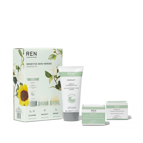 Ren Clean Skincare<br>Sensitive Skin Heroes Starter Kit