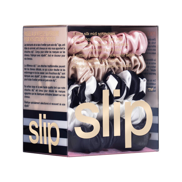 Slip<br>Midi Silk Scrunchies