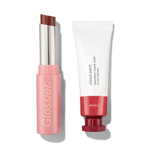 Glossier<br>Storm lip + Cheek duo