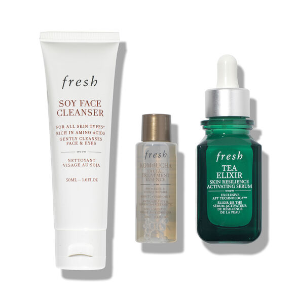 Fresh<br>Luminous, Resilient Skin Ritual Set