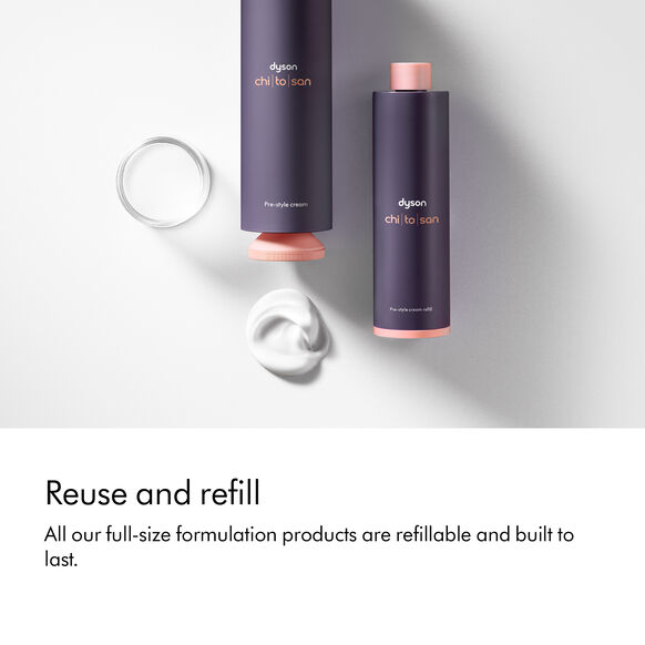 Dyson<br>Chitosan™ Pre-Style Cream Refill (Curly to Coily - Light Conditioning)