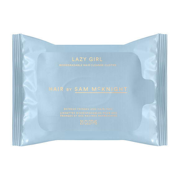 Hair by Sam McKnight<br>Lazy Girl Biodegradable Hair Cleanse Cloths