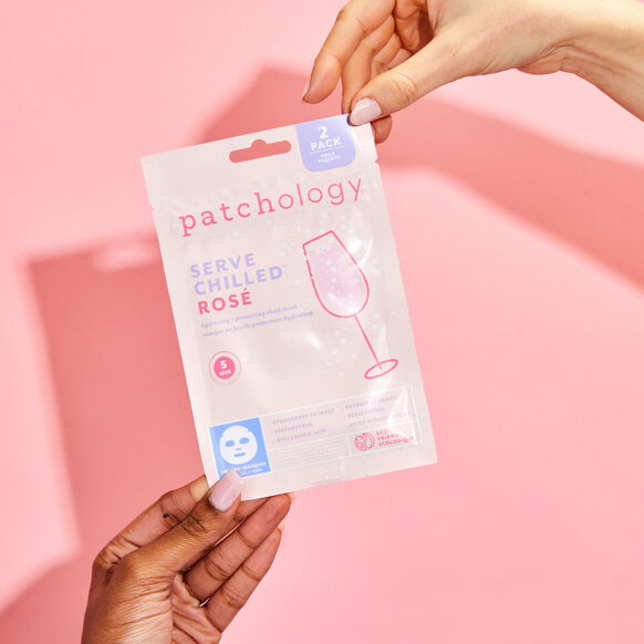 Patchology<br>Serve Chilled Rosé Hydrating & Protecting Sheet Mask- 2-Pack