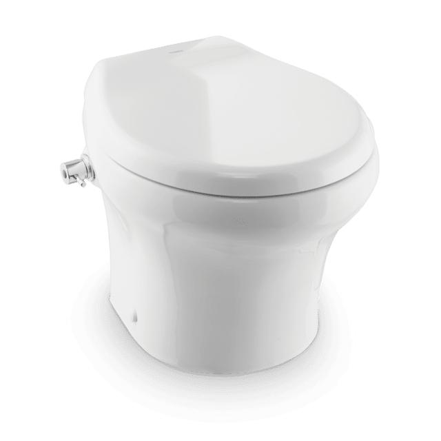 Dometic MasterFlush 8940 12V Macerator Toilet with DFTP Flush Panel