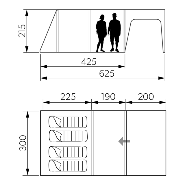 Dometic Santorini FTK 2X4 TC