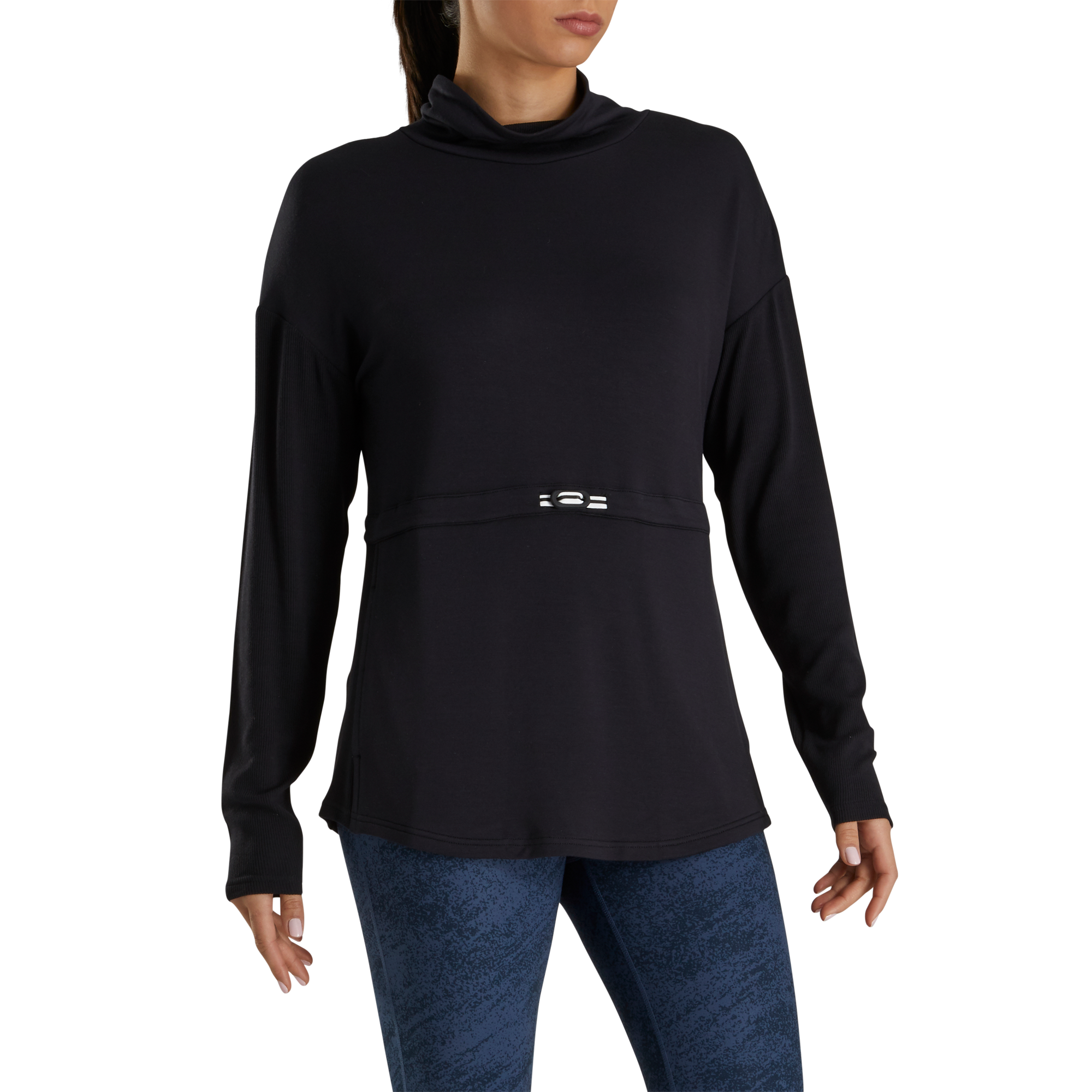 Funnel Collar Pullover Women-Previous Season Style