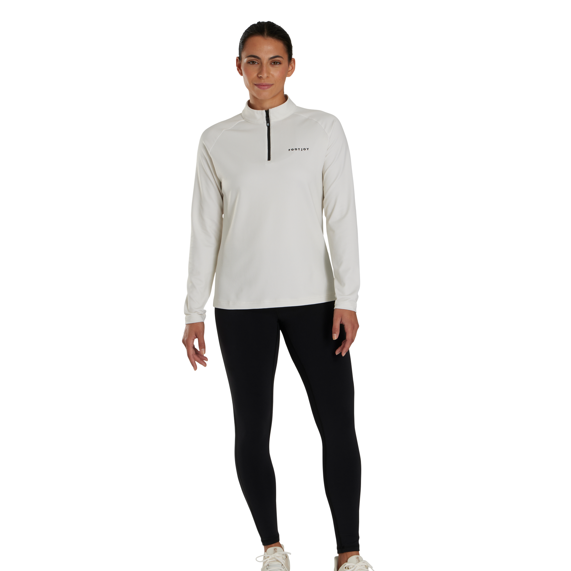 Quarter-Zip Rib Mid-Layer Women