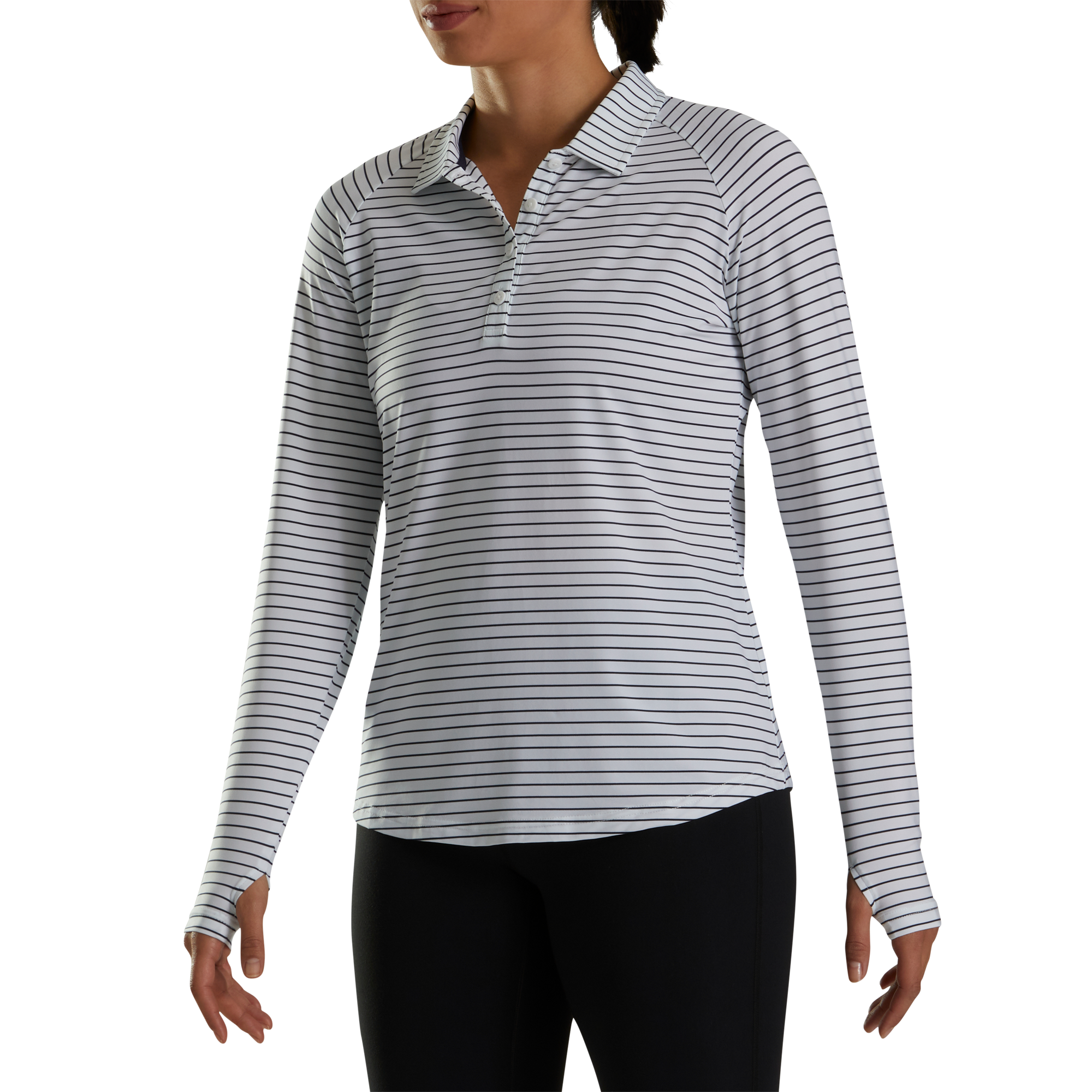 Pin Stripe Sun Protection Shirt Women