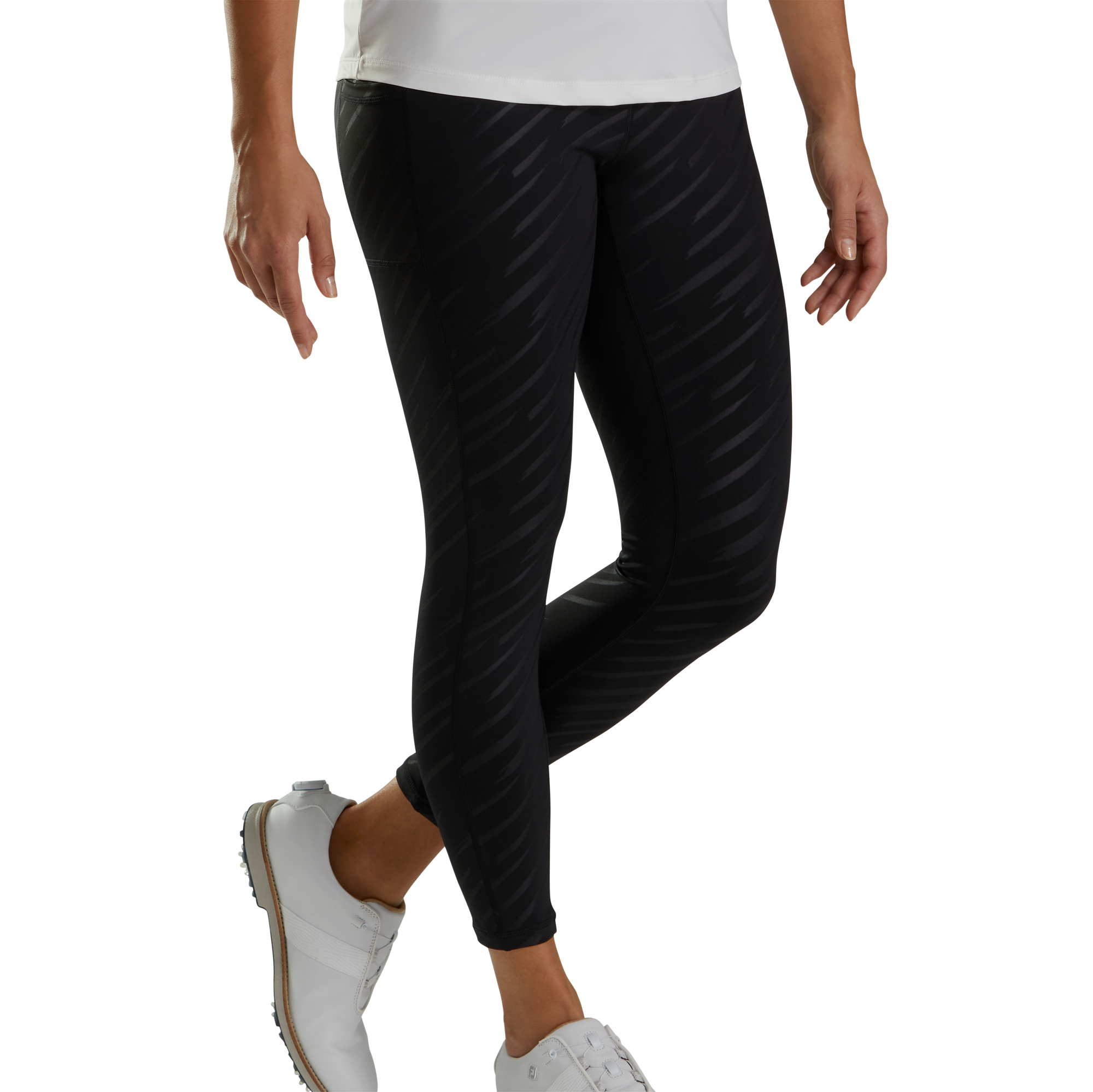 Embossed Leggings Women