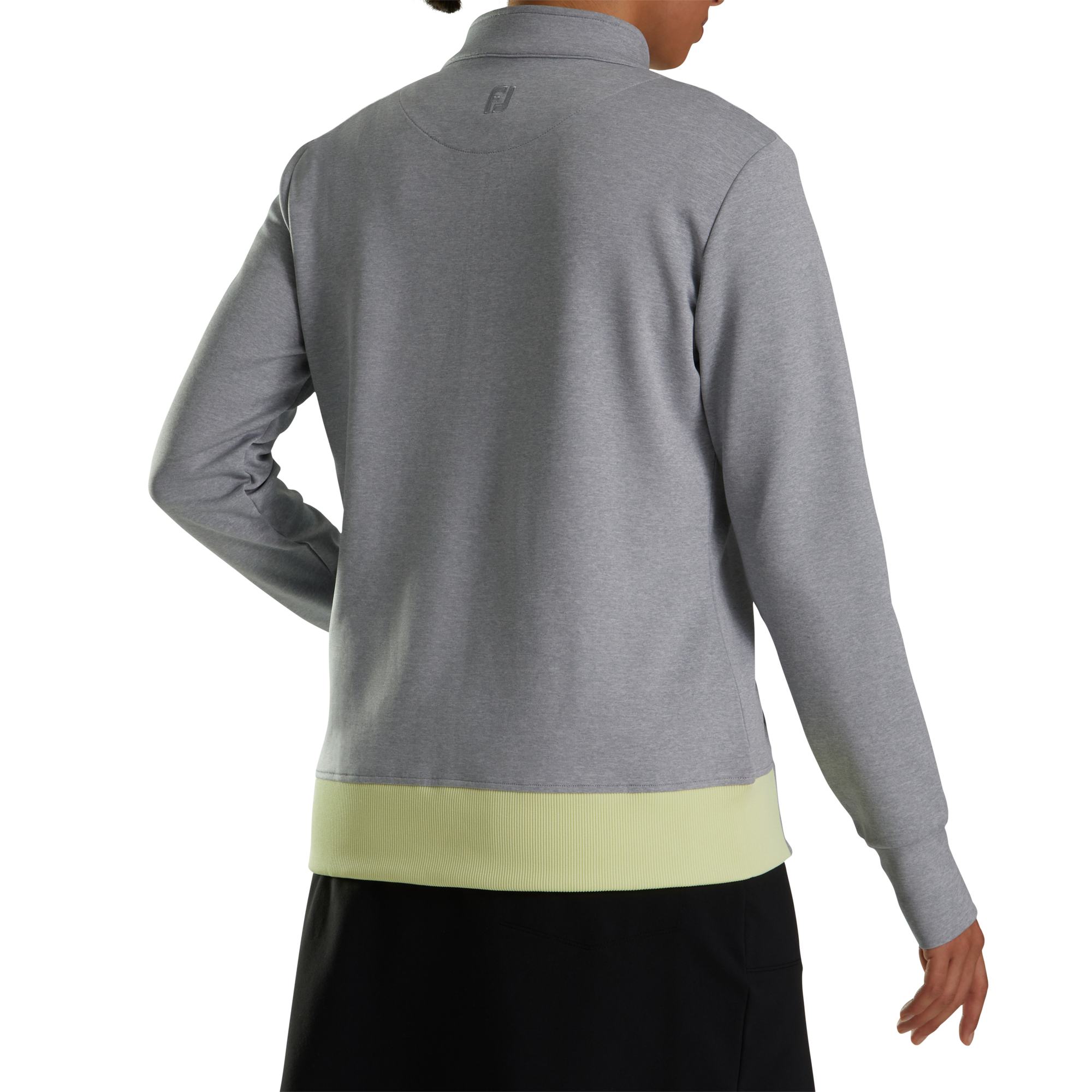 Full-Zip Knit Color Block Jacket Women-Previous Season Style