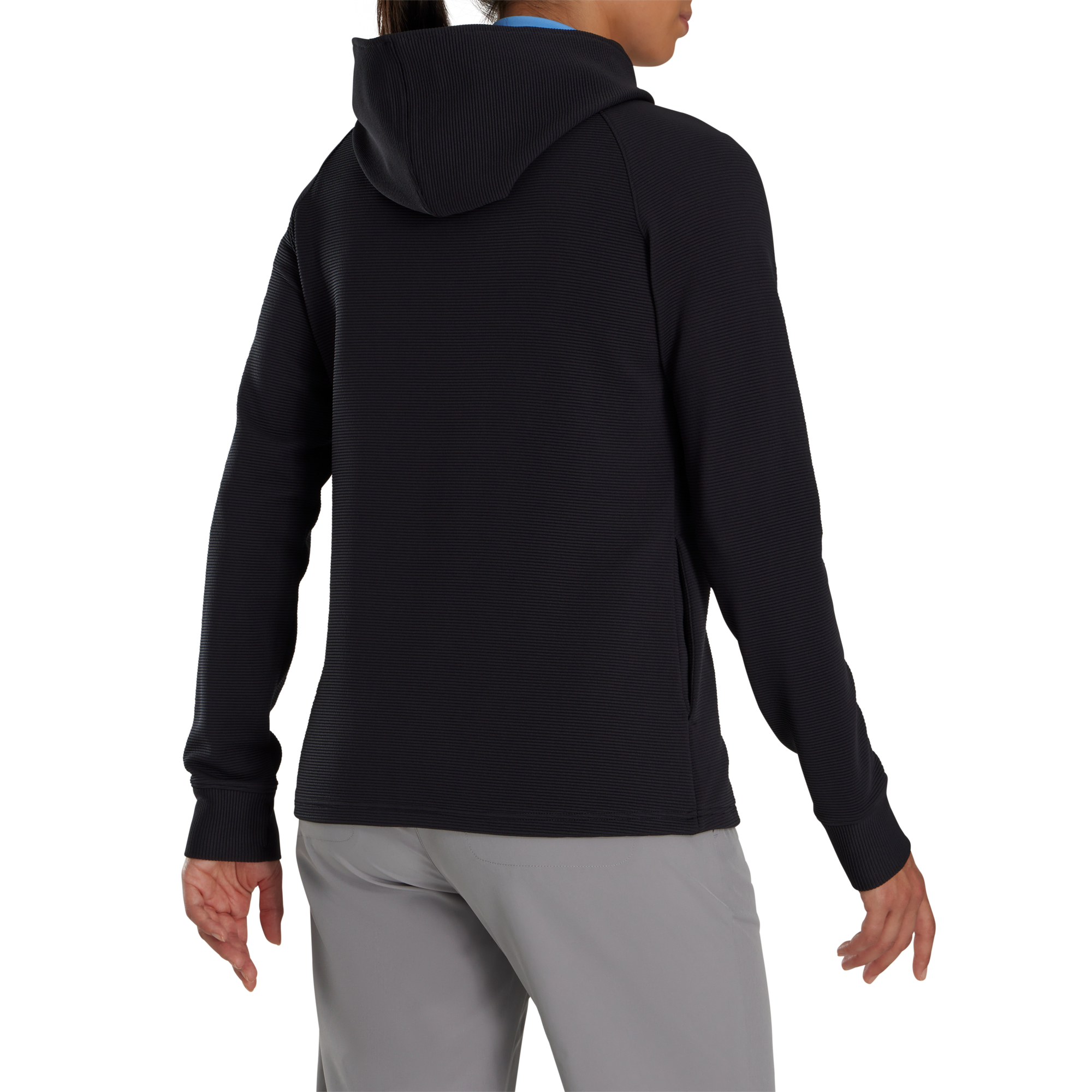 Full-Zip Ottoman Hoodie Women