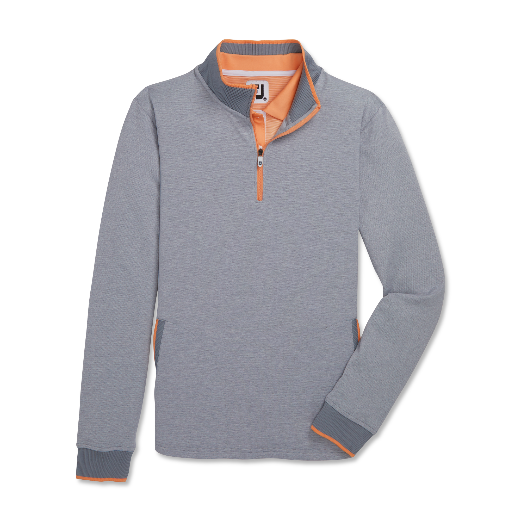 Half-Zip Fleece Back Pique Mid-Layer-Previous Season Style Women