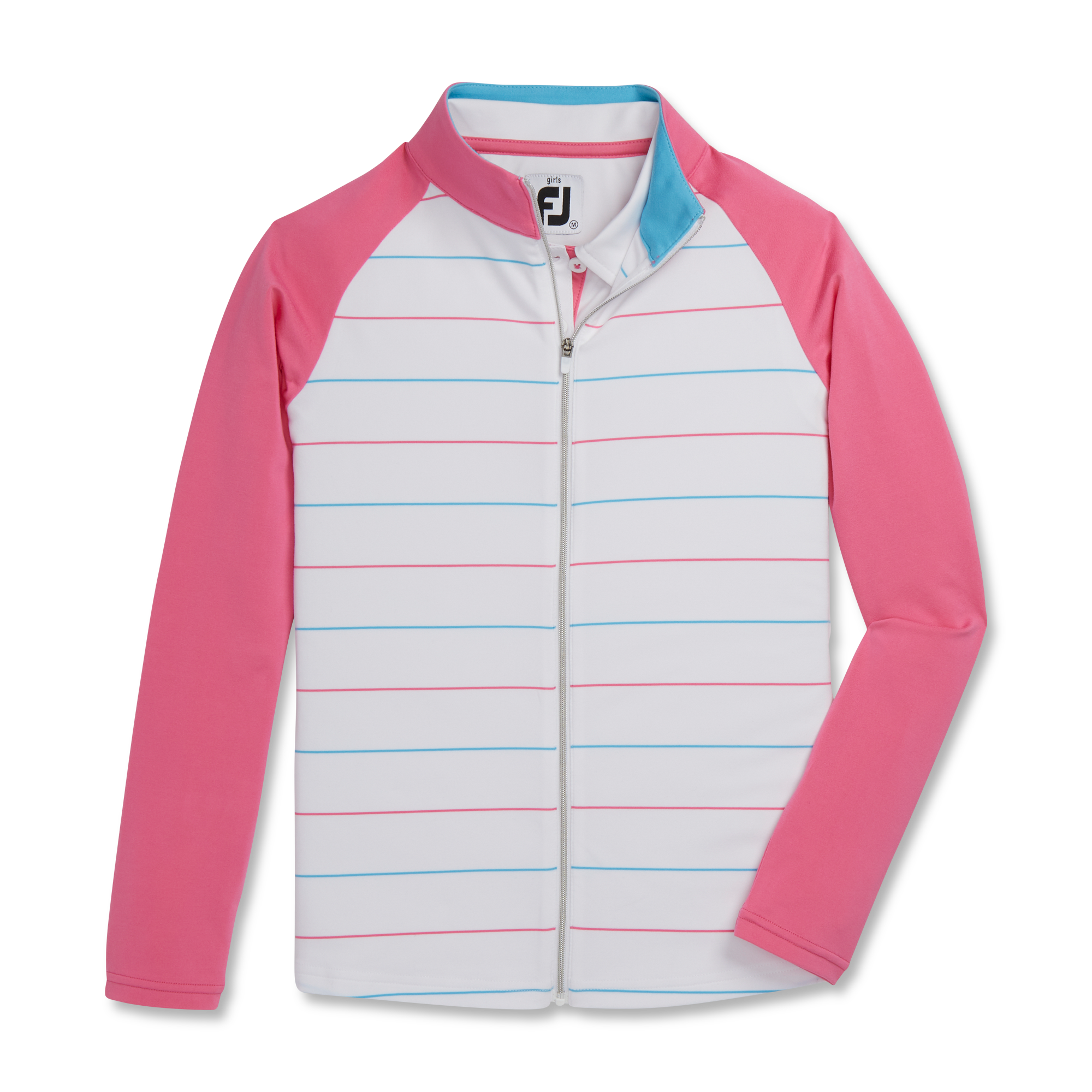 Full-Zip Stripe Mid-Layer Junior Girl