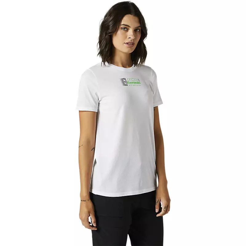 Womens Kawasaki White Tee