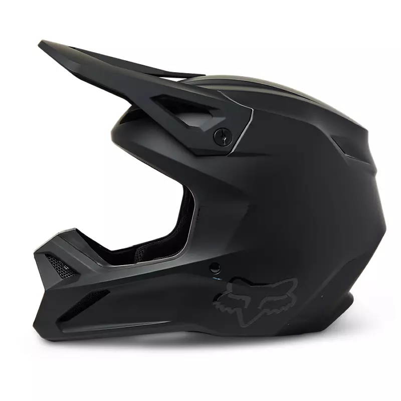 Youth V1 Matte Black Helmet