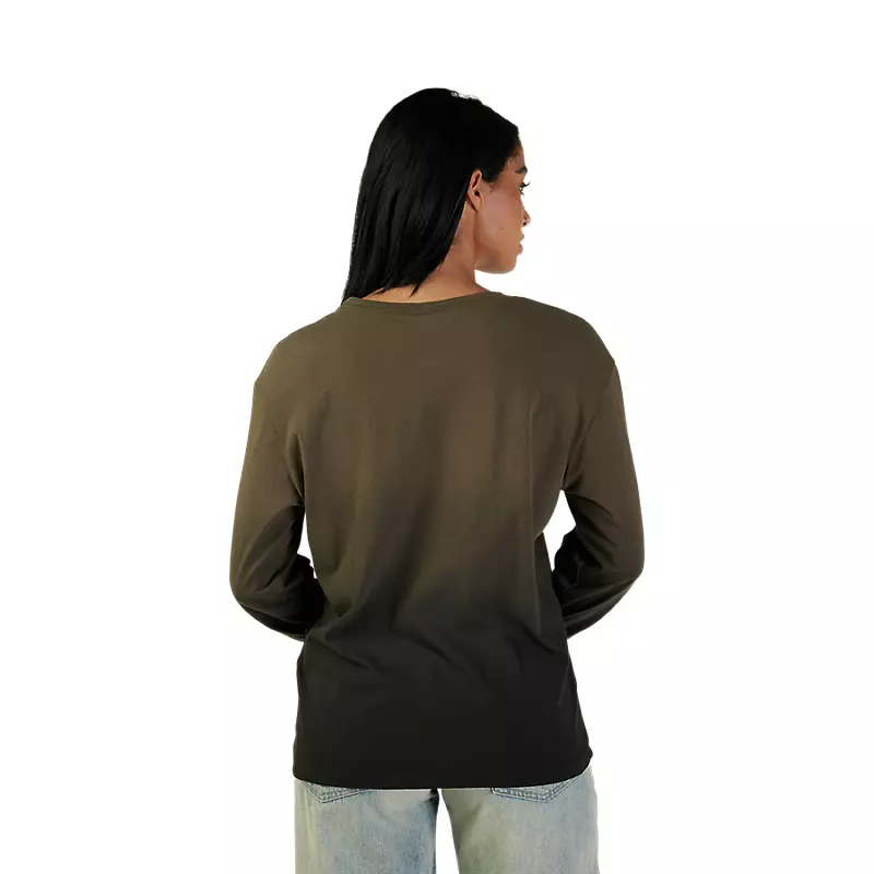 Womens Sensory Dye Long Sleeve Basic Tee