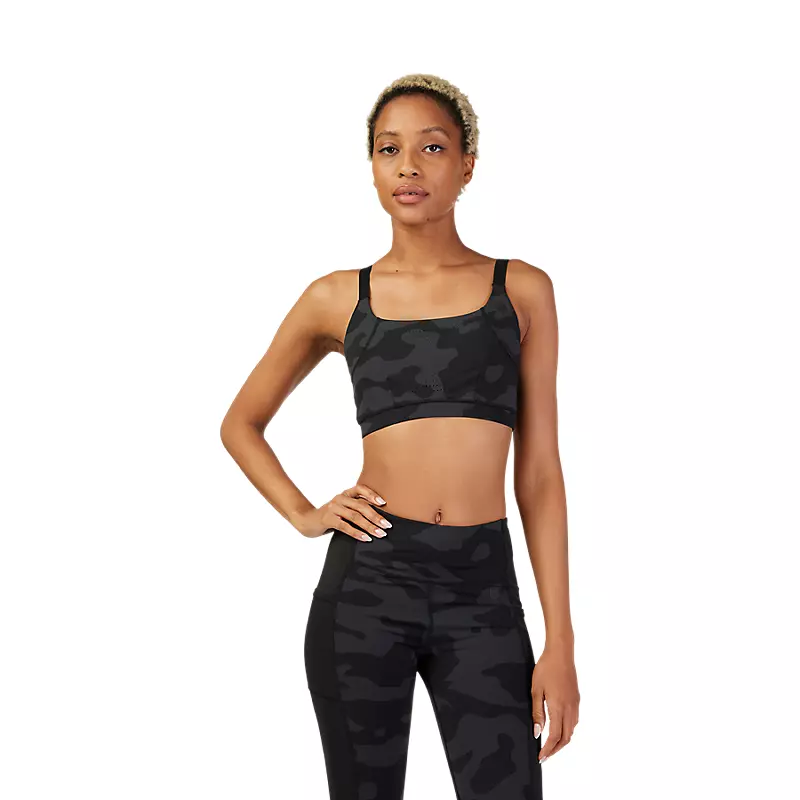 Womens Motive Camo Sports Bra