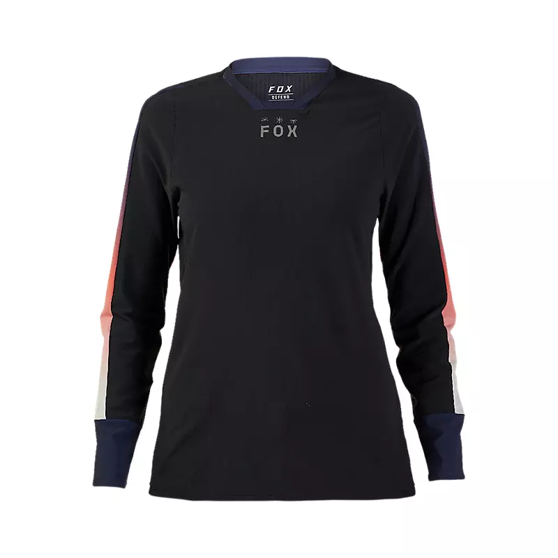 Womens Defend Lunar Thermal Long Sleeve Jersey