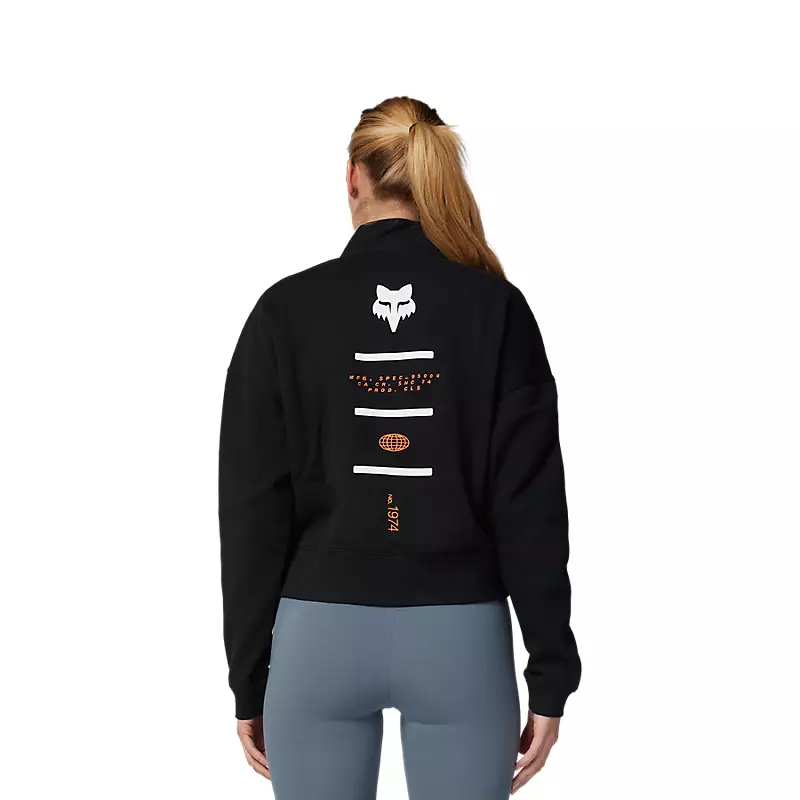 Womens Magnetic Zip Hoodie