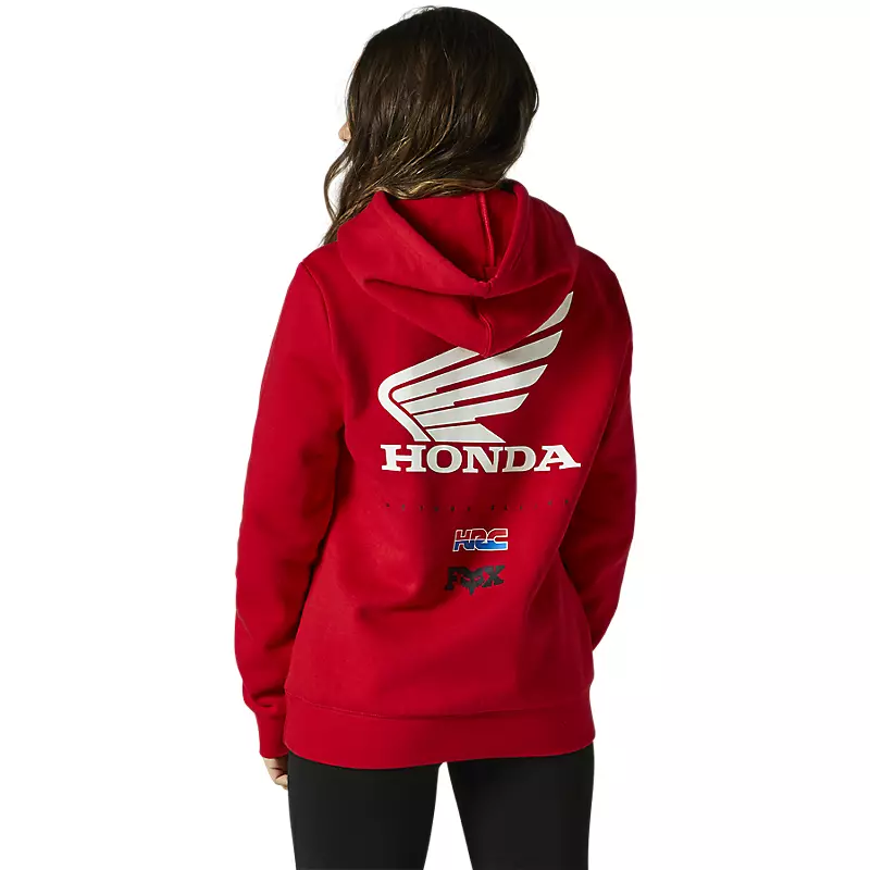 Womens Fox X Honda Pullover Hoodie