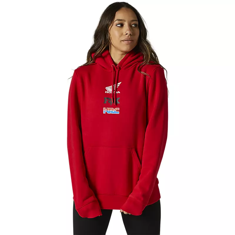 Womens Fox X Honda Pullover Hoodie
