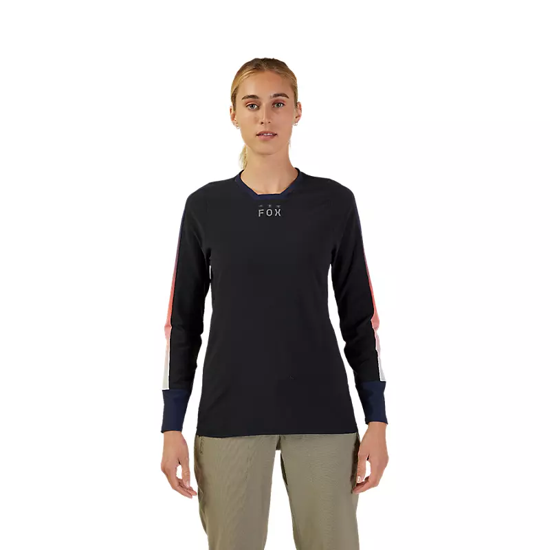 Womens Defend Lunar Thermal Long Sleeve Jersey