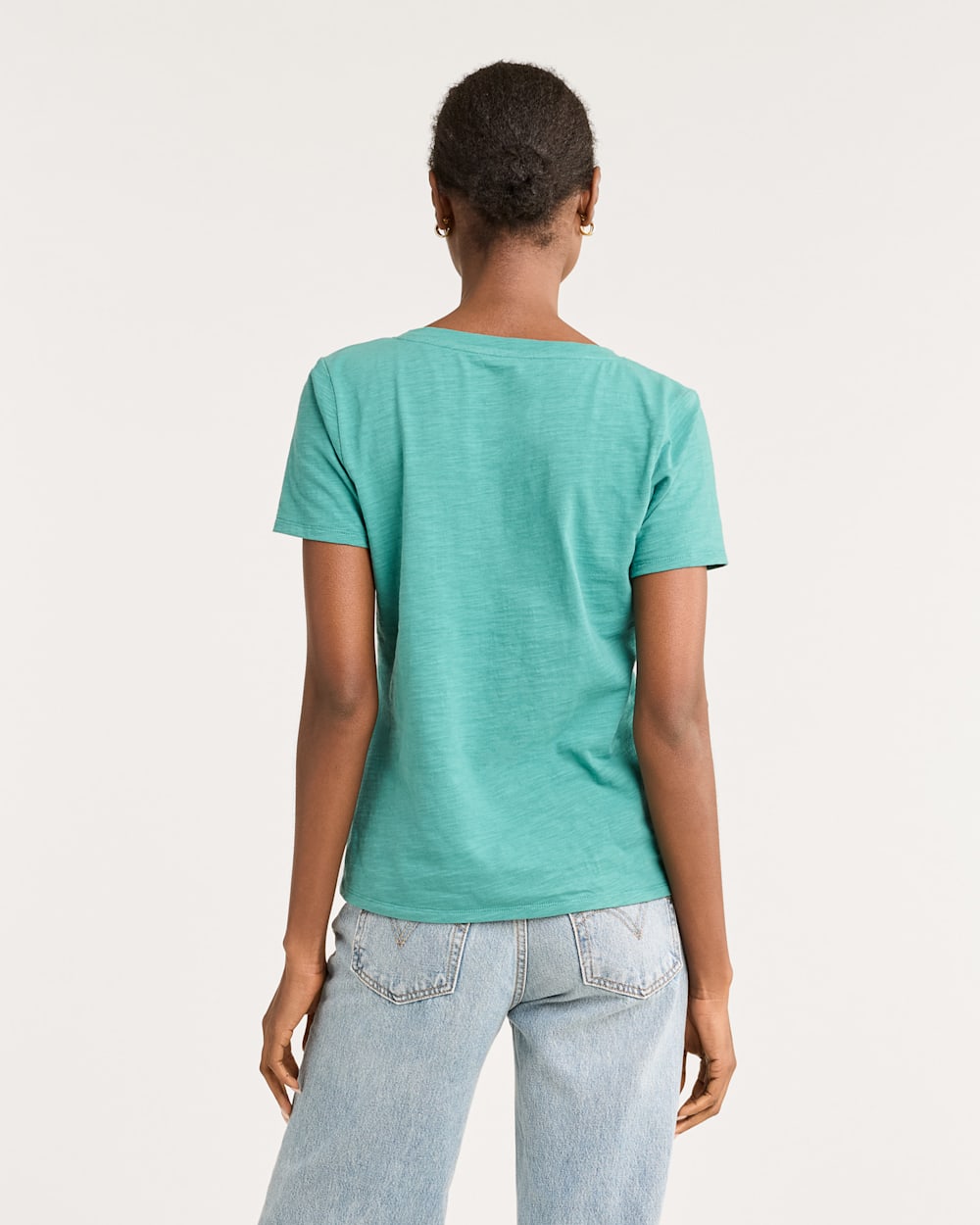 WOMEN'S SHORT-SLEEVE COTTON SLUB TEE