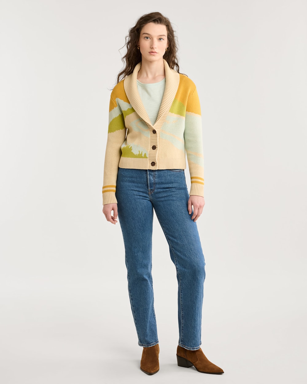 WOMEN'S COASTLINE SCENIC CARDIGAN