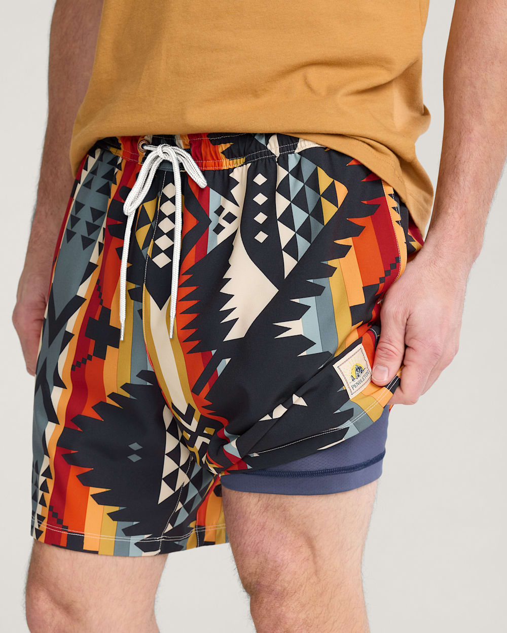 NEHALEM SHORESIDE PACK-N-GO SWIM TRUNKS